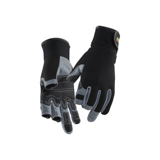 Blaklader Handschuh Mechanik 3-Finger Schwarz/Grau 11