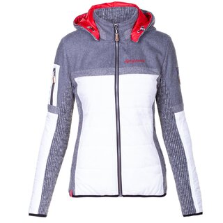 Almgwand Nordspitze Hybridjacke Damen weiss/grau 42