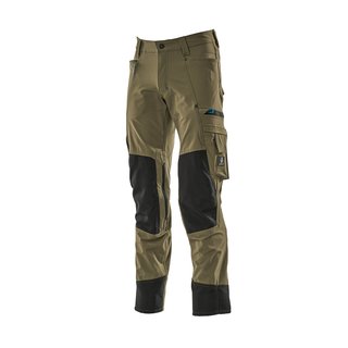 MASCOT Hose mit Knietaschen, Stretch, leicht moosgrn 82C46