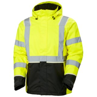 Helly Hansen UC-ME Winter Jacket HI VIS Yellow/Ebony 5XL