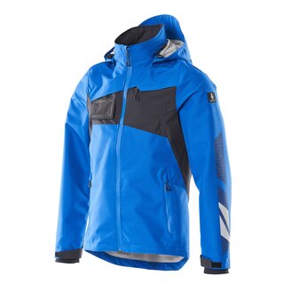 MASCOT Hard Shell Jacke, wasserdicht azurblau/schwarzblau 4XL